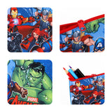 Marvel Avengers Kids School Flat Pencil Case