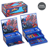 Marvel Spider-Man 52 Piece Colouring Stationery Tool Box