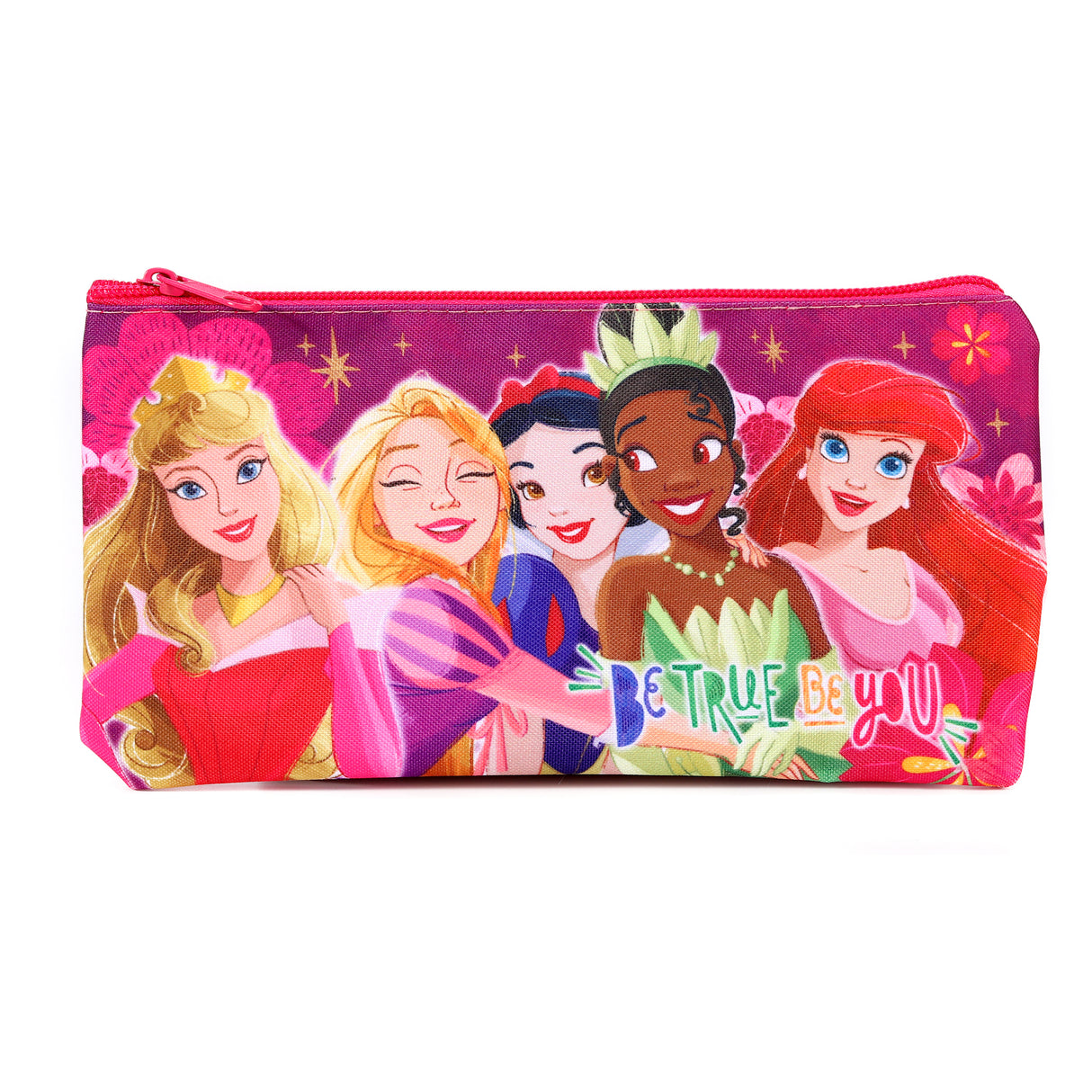 Disney Princess Kids School Flat Pencil Case