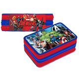 Marvel Avengers 3 Tier Pencil Case and Stationery Set