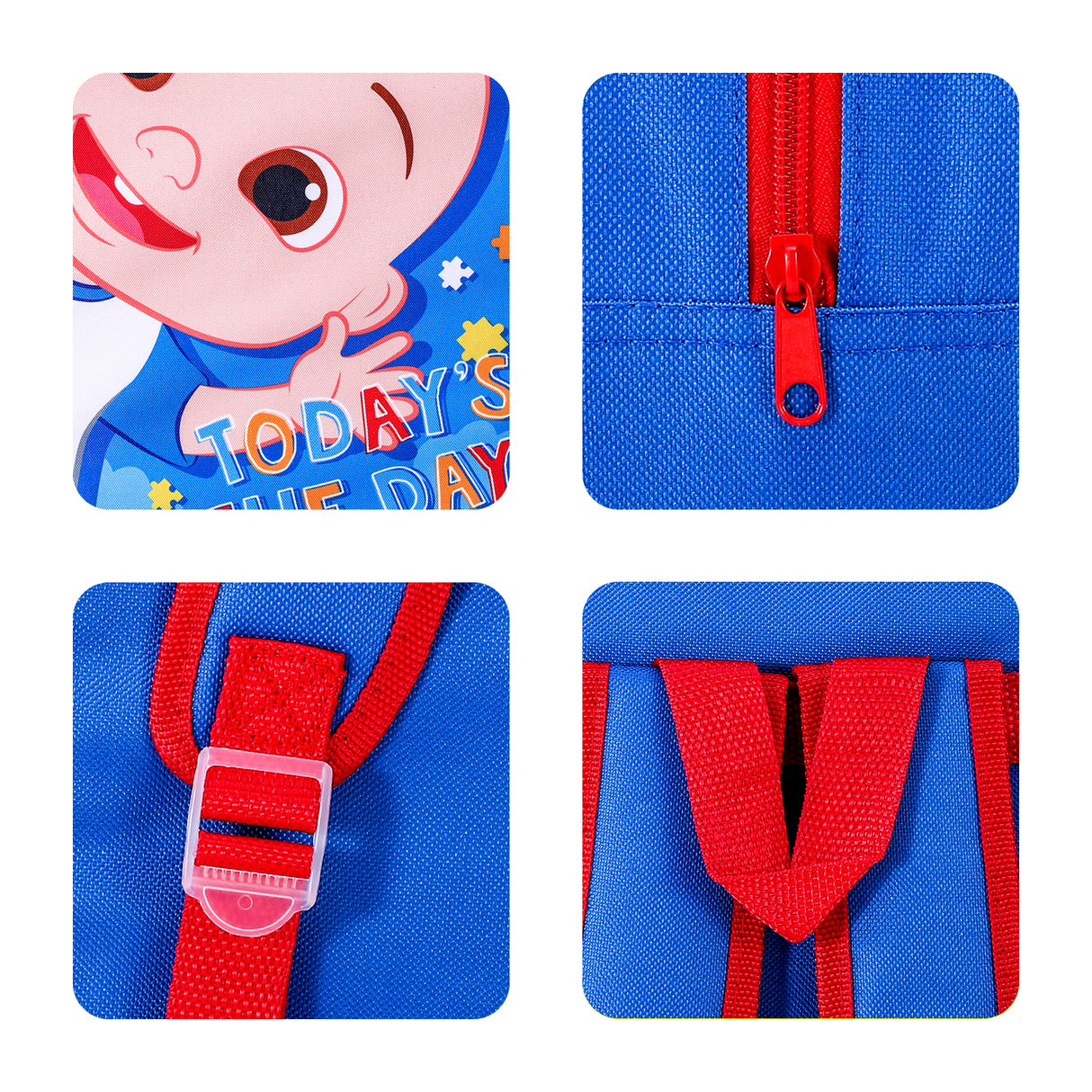 Cocomelon Fabric Kids Preschool Backpack