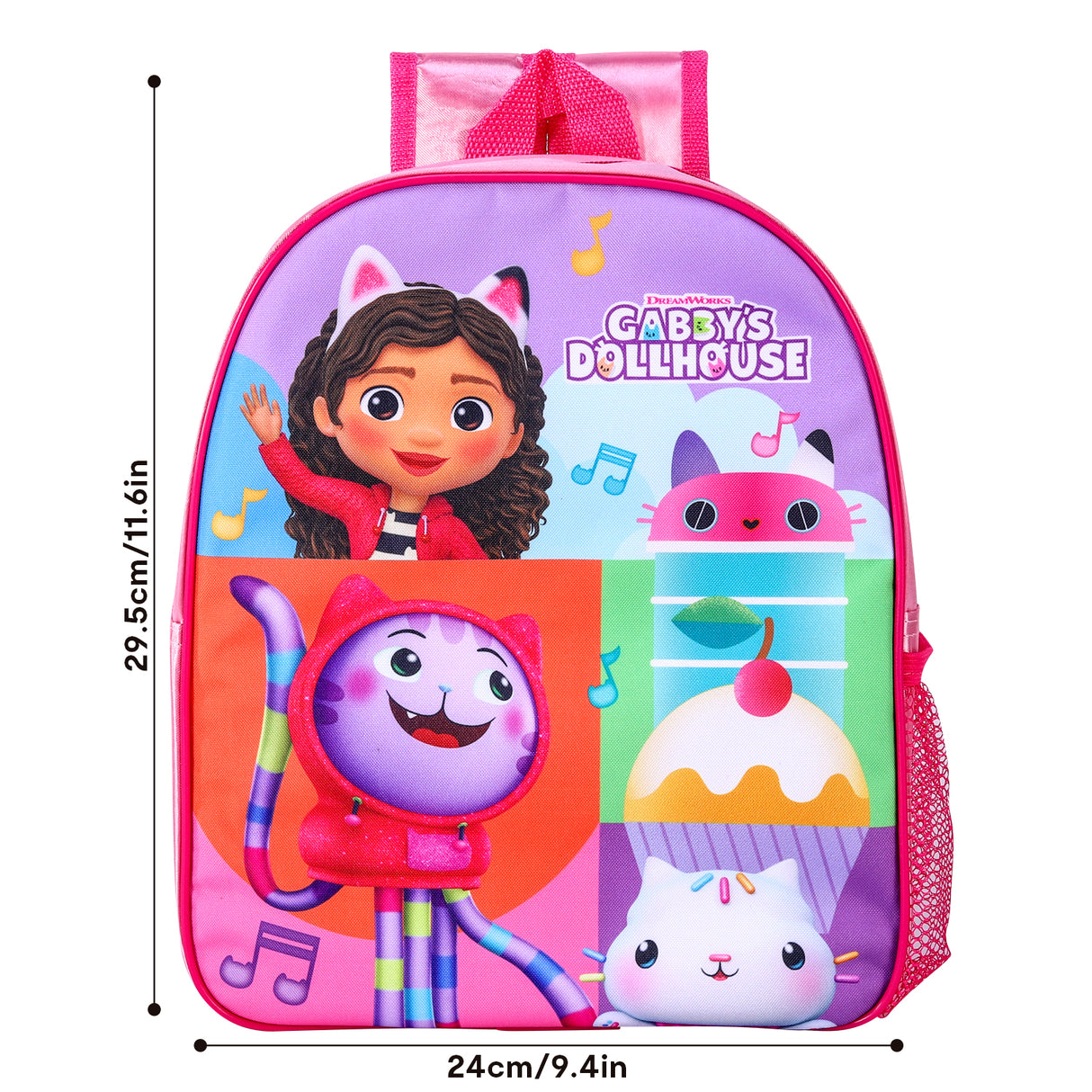 Gabby's Dollhouse Fabric Kids Preschool Backpack