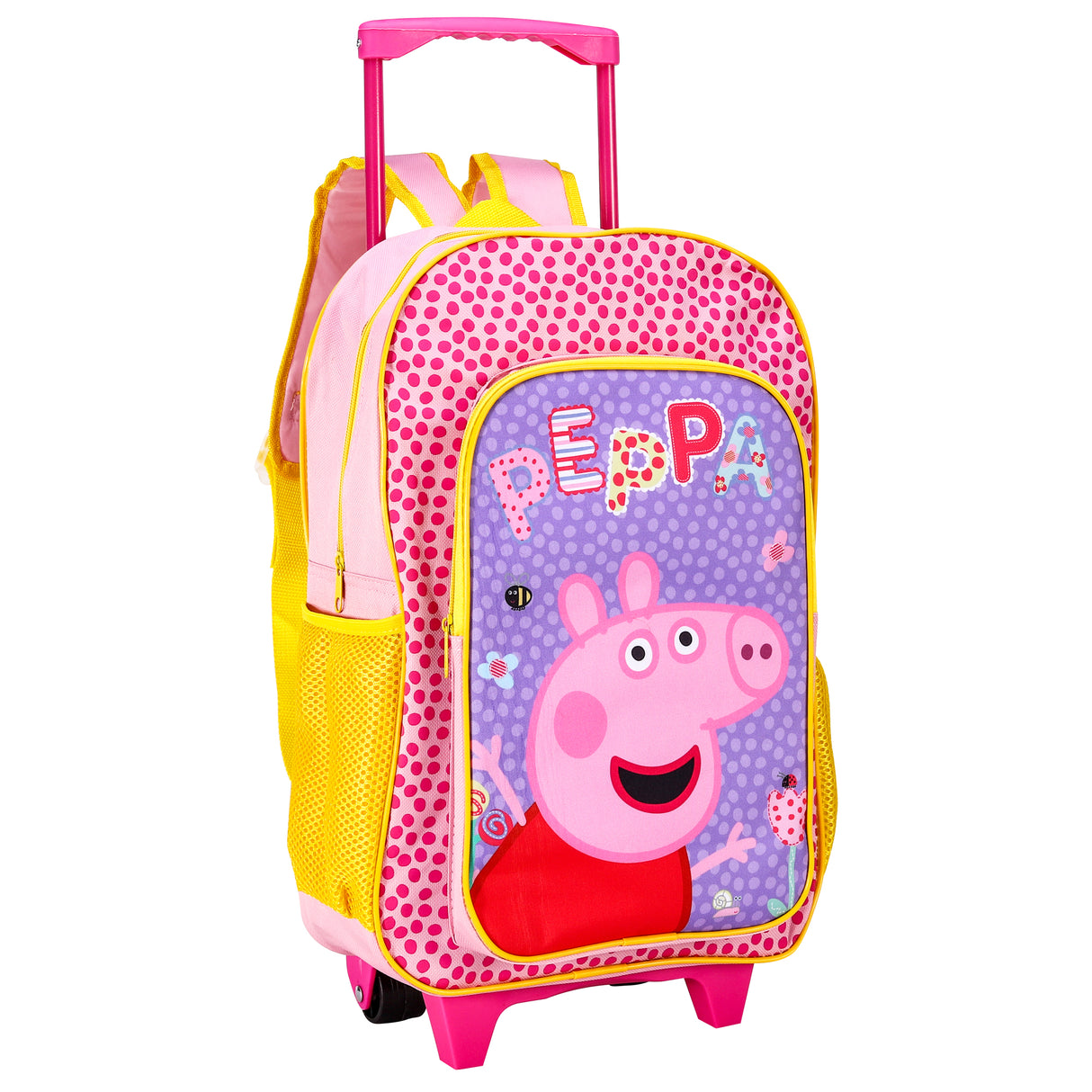 Peppa Pig Kids Deluxe Travel Trolley Backpack