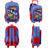 Sonic The Hedgehog Kids Deluxe Travel Trolley Backpack