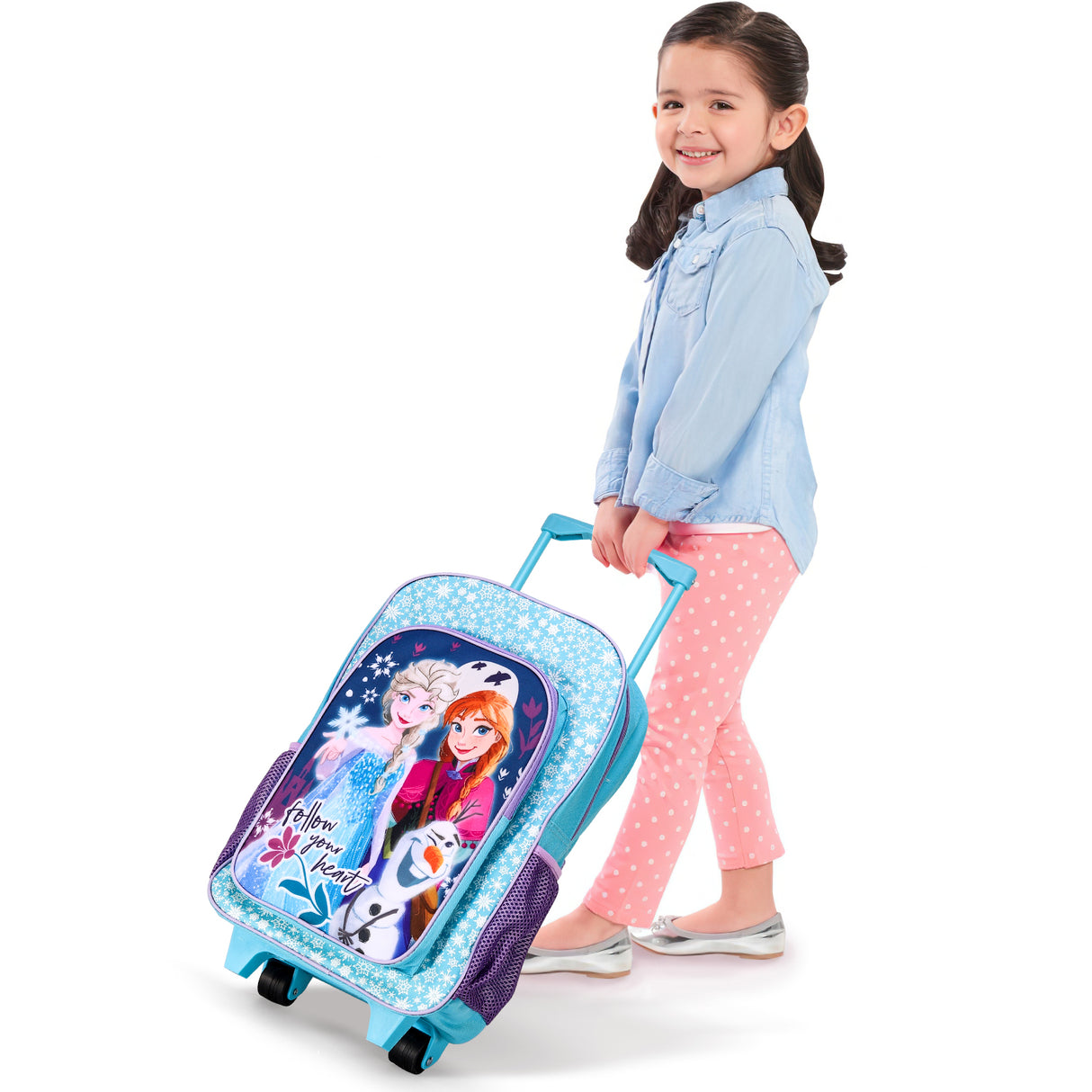 Disney Frozen Kids Deluxe Travel Trolley Backpack