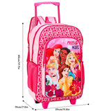 Disney Princess Kids Deluxe Travel Trolley Backpack