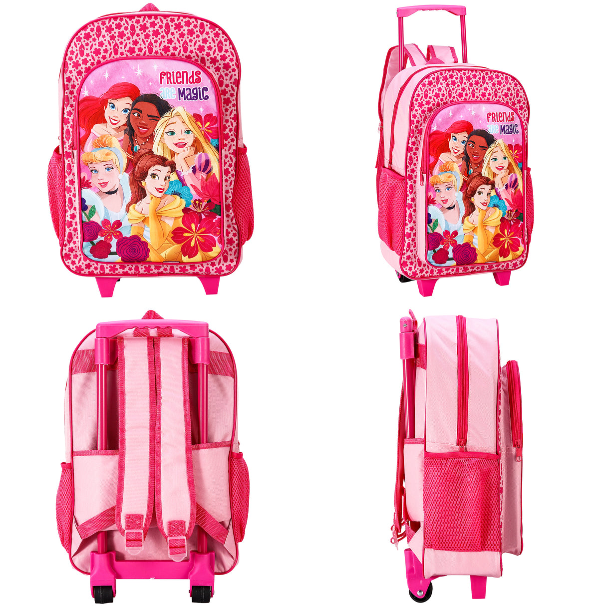 Disney Princess Kids Deluxe Travel Trolley Backpack