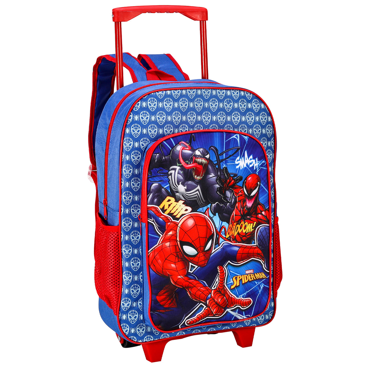 Marvel Spider-Man Kids Deluxe Travel Trolley Backpack