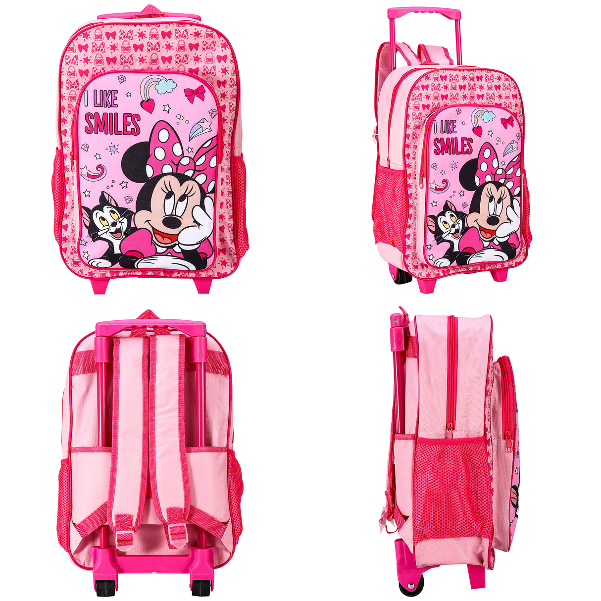 Disney Minnie Mouse Kids Deluxe Travel Trolley Backpack