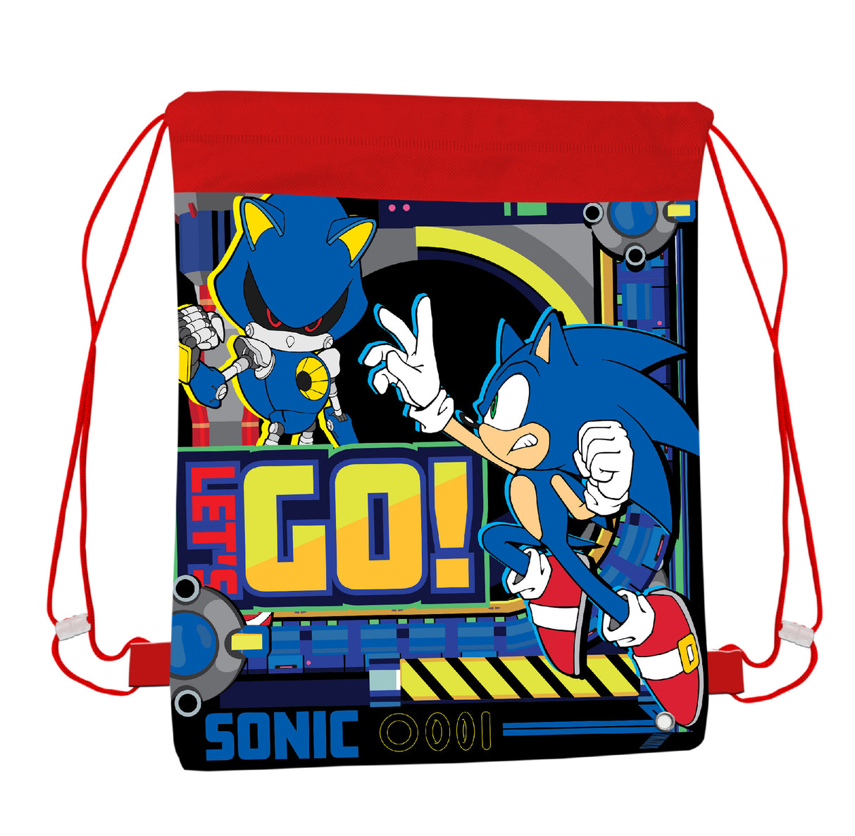 Sonic The Hedgehog Drawstring Children's PE Sports Bag