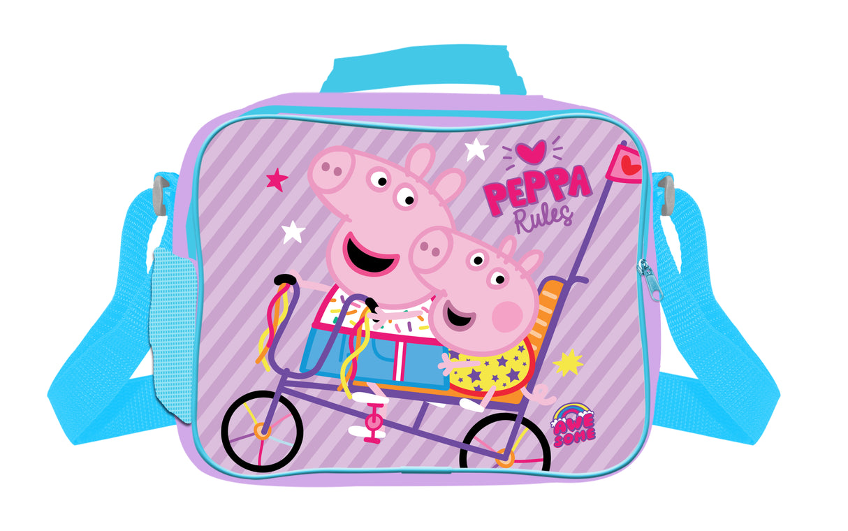 Peppa Pig Kids Insulated Fabric School Lunch Bag