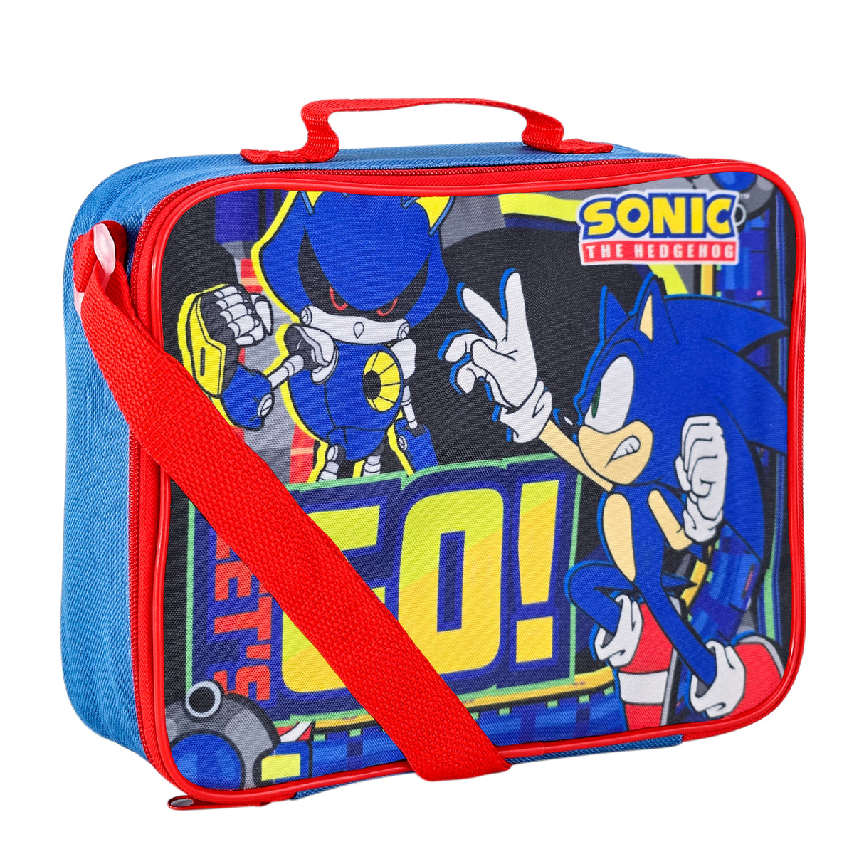 Sonic The Hedgehog Kids Insulated Fabric School Lunch Bag