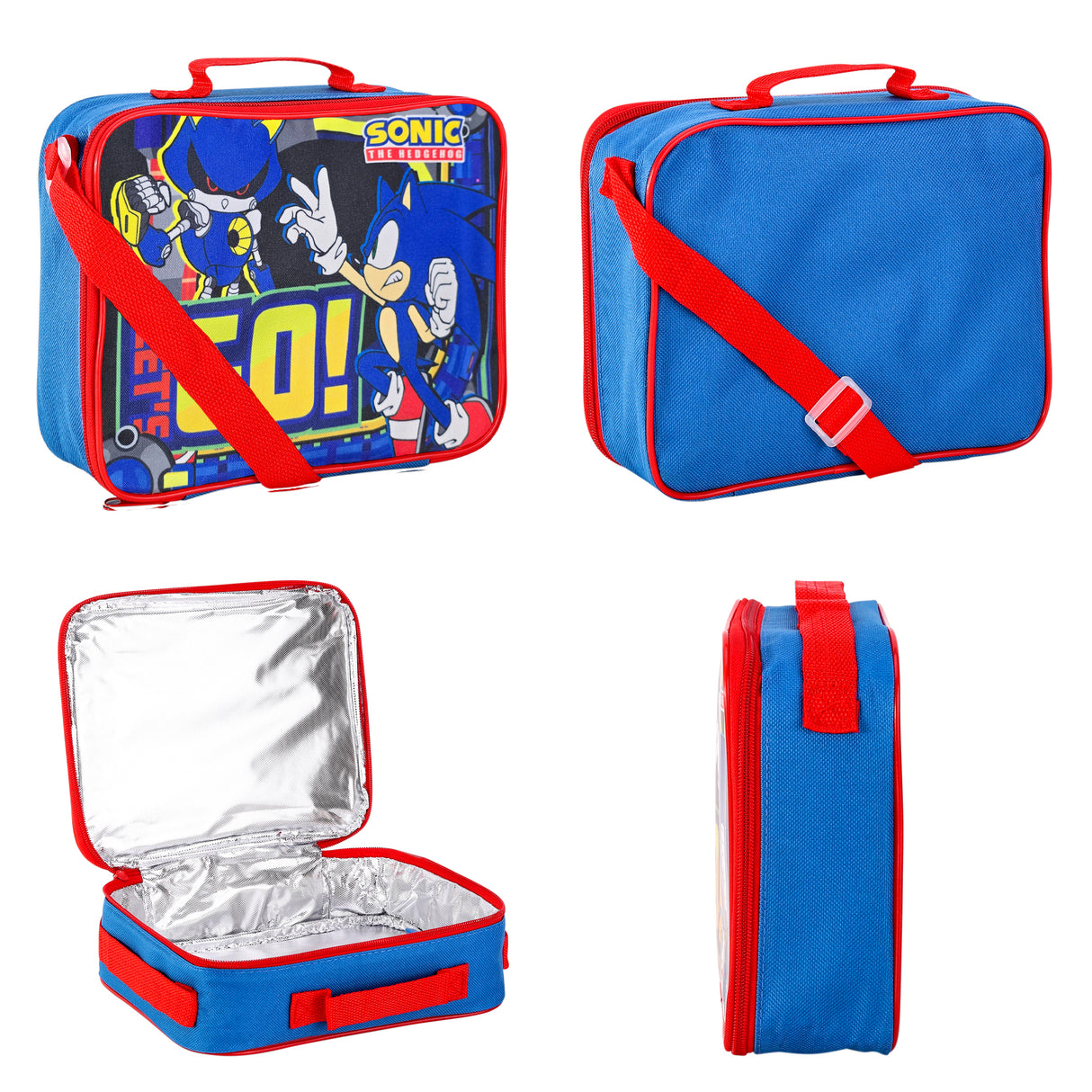 Sonic The Hedgehog Kids Insulated Fabric School Lunch Bag