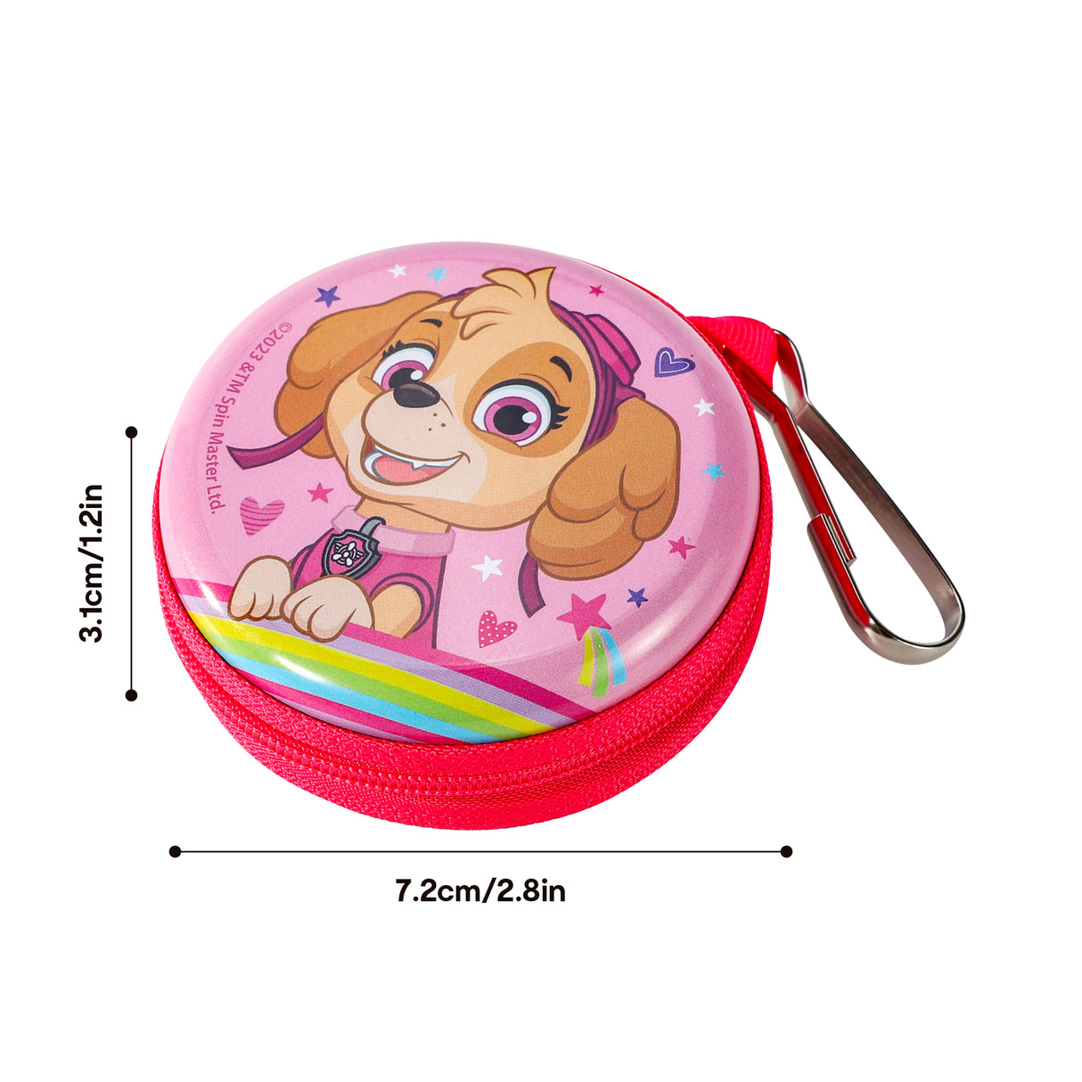 PAW Patrol Skye Zipped Round Metal Coin Purse