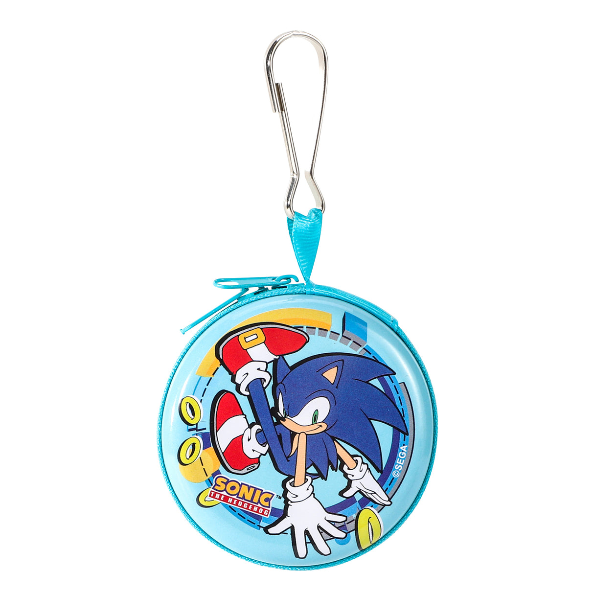 Sonic the Hedgehog Zipped Round Metal Coin Purse