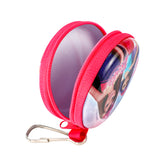 Barbie Zipped Round Metal Coin Purse