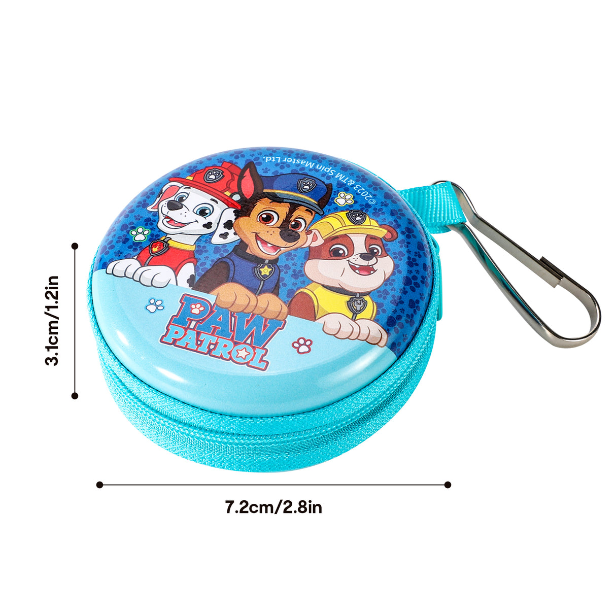 PAW Patrol Zipped Round Metal Coin Purse