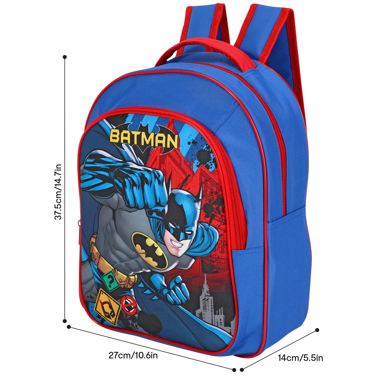 Batman Kids Premium 36cm Fabric School Backpack