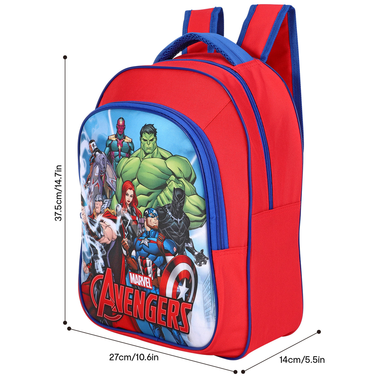 Marvel Avengers Kids Premium 36cm Fabric School Backpack