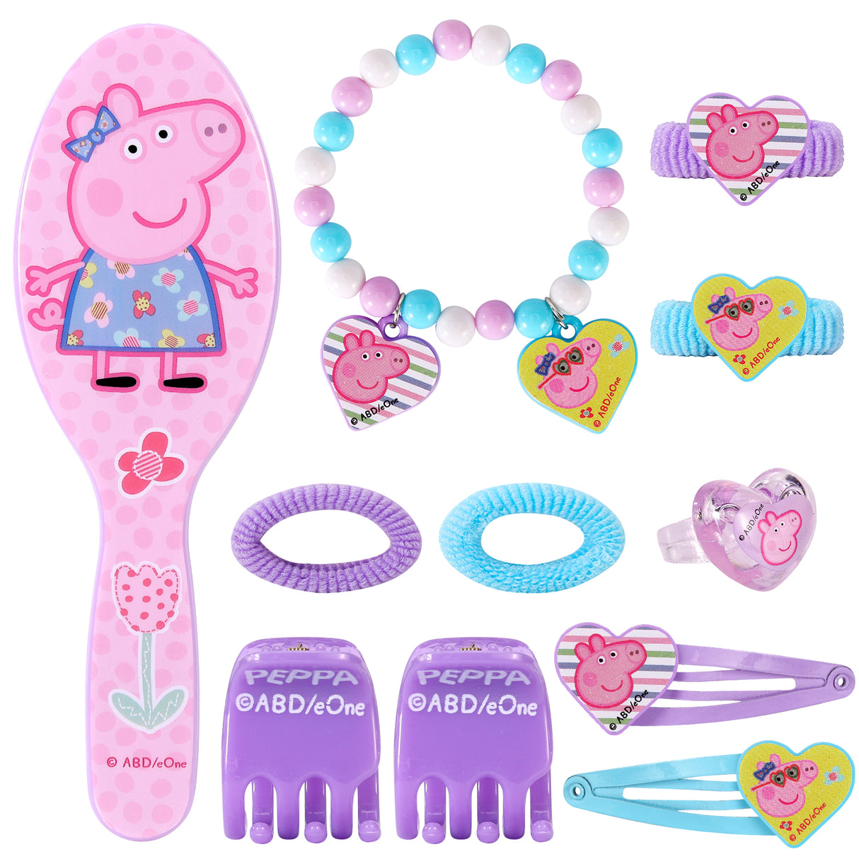 Peppa Pig 11 Piece Hair & Beauty Accessories Set