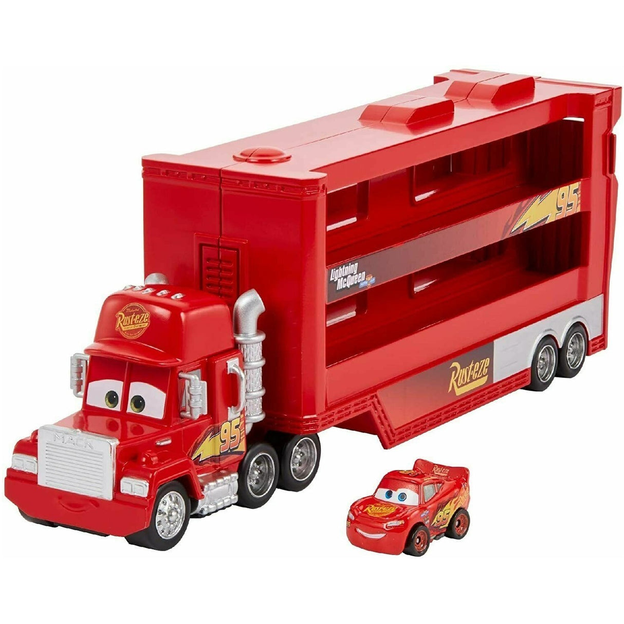 Disney Pixar Cars - Mack Mini Racers Hauler Playset