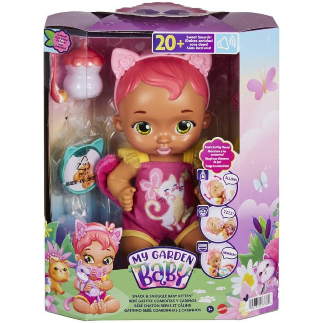 My Garden Baby Snack & Snuggle Baby Kitten Doll HHP29