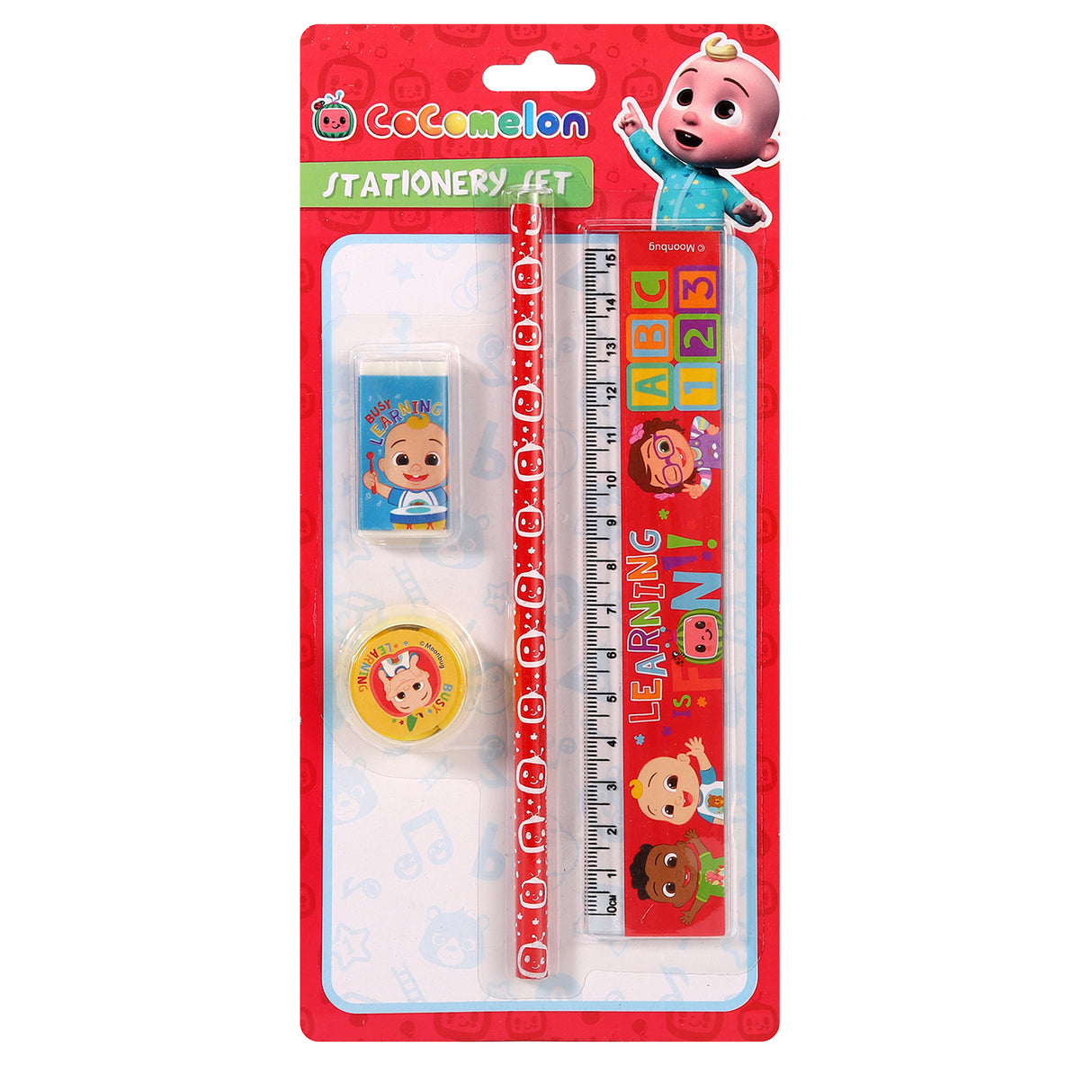 CoComelon Kids 4 Piece School Stationery Set