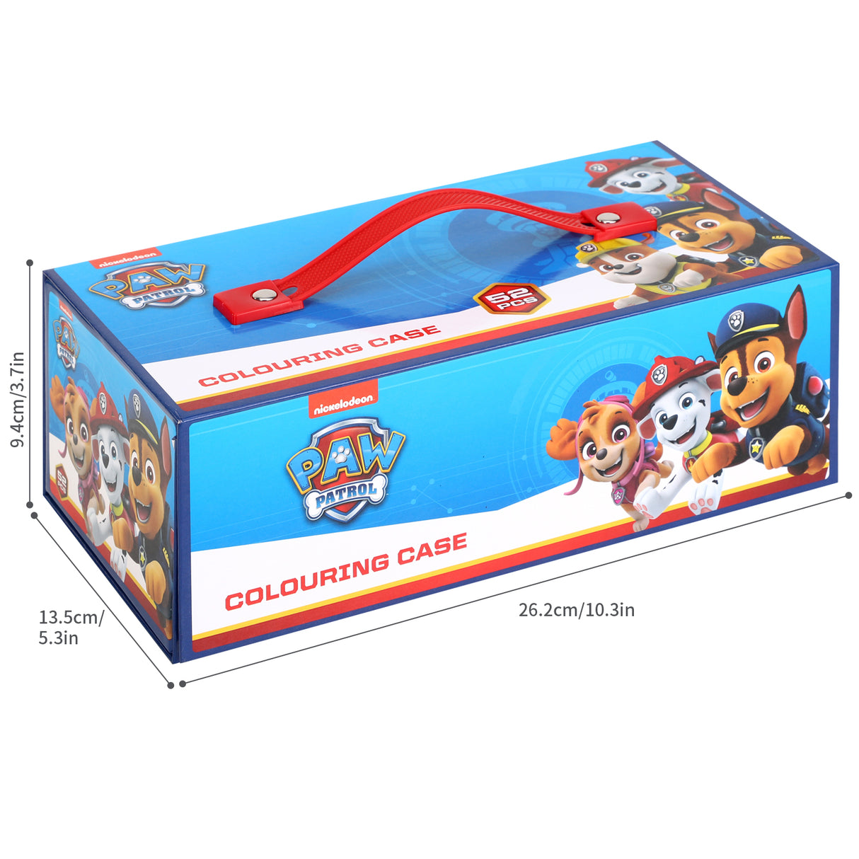 PAW Patrol 52 Piece Colouring Stationery Tool Box