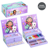 Gabby's Dollhouse 52 Piece Colouring Stationery Tool Box