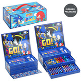 Sonic The Hedgehog 52 Piece Colouring Stationery Tool Box