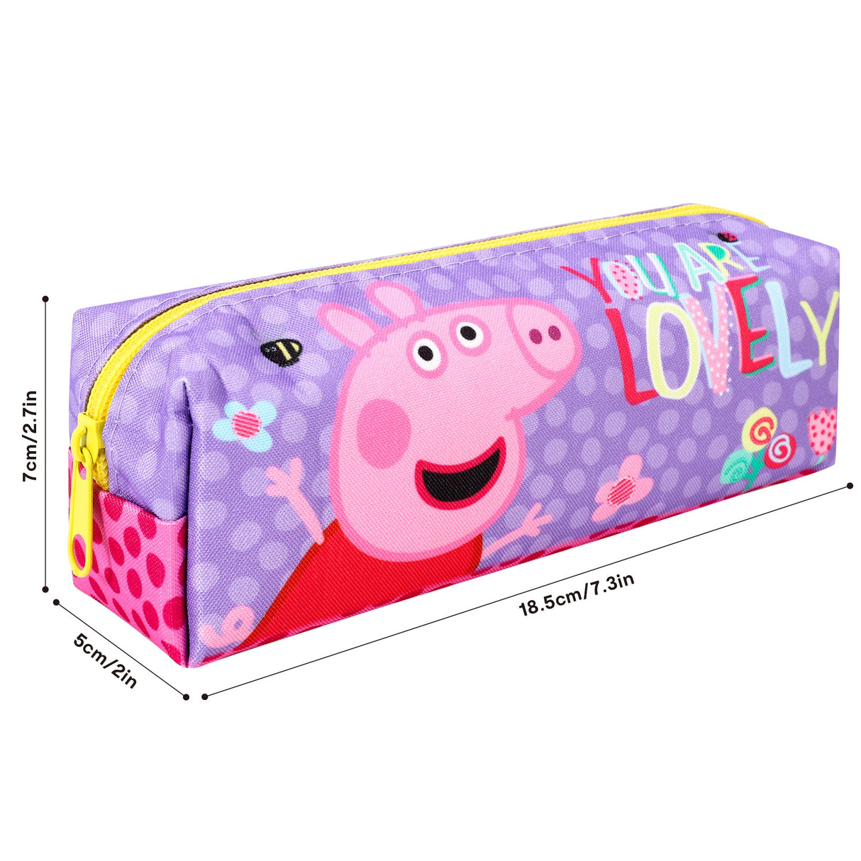 Peppa Pig Kids School Rectangular Pencil Case