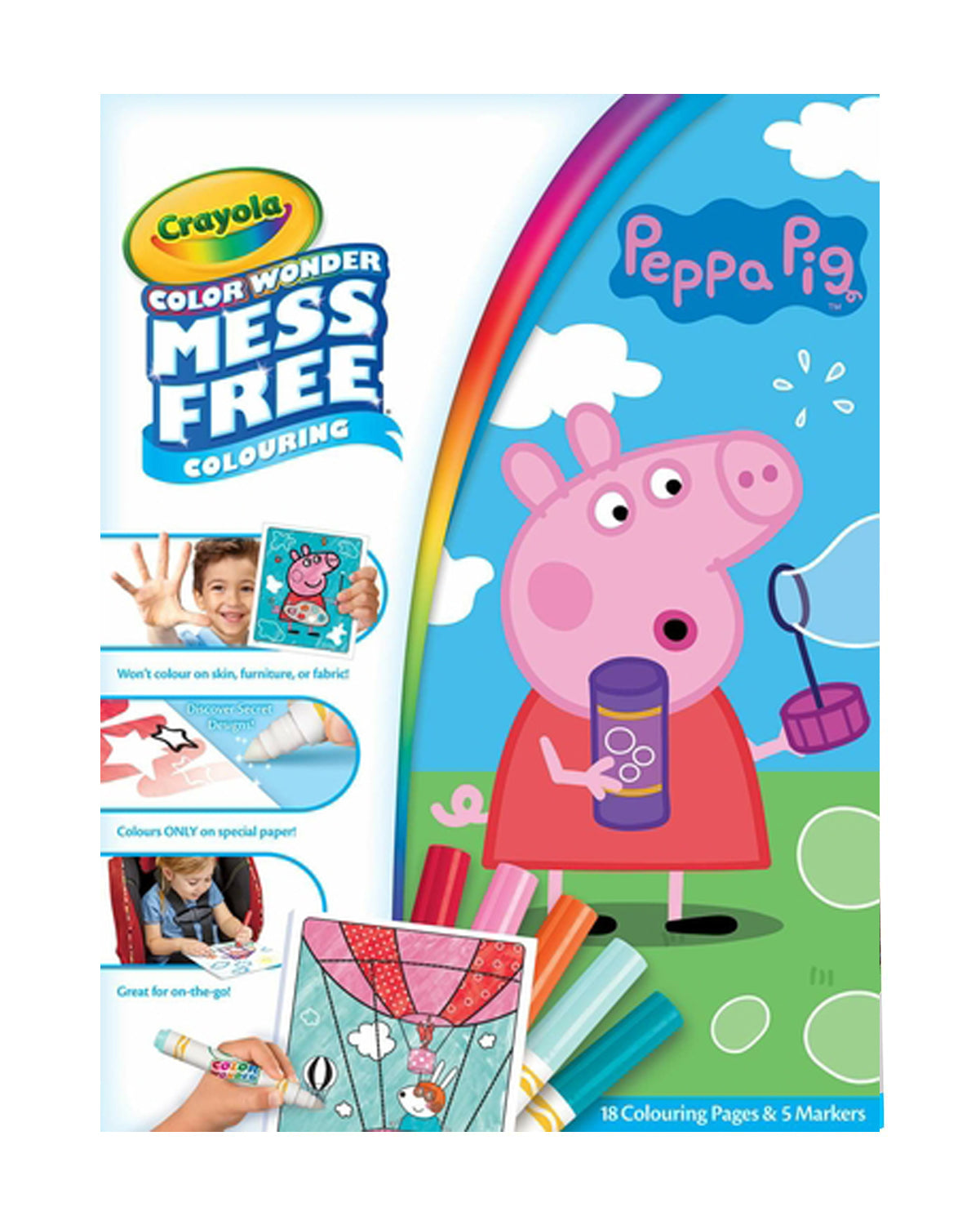 Crayola Peppa Pig Colour Wonder - Mess Free Colouring