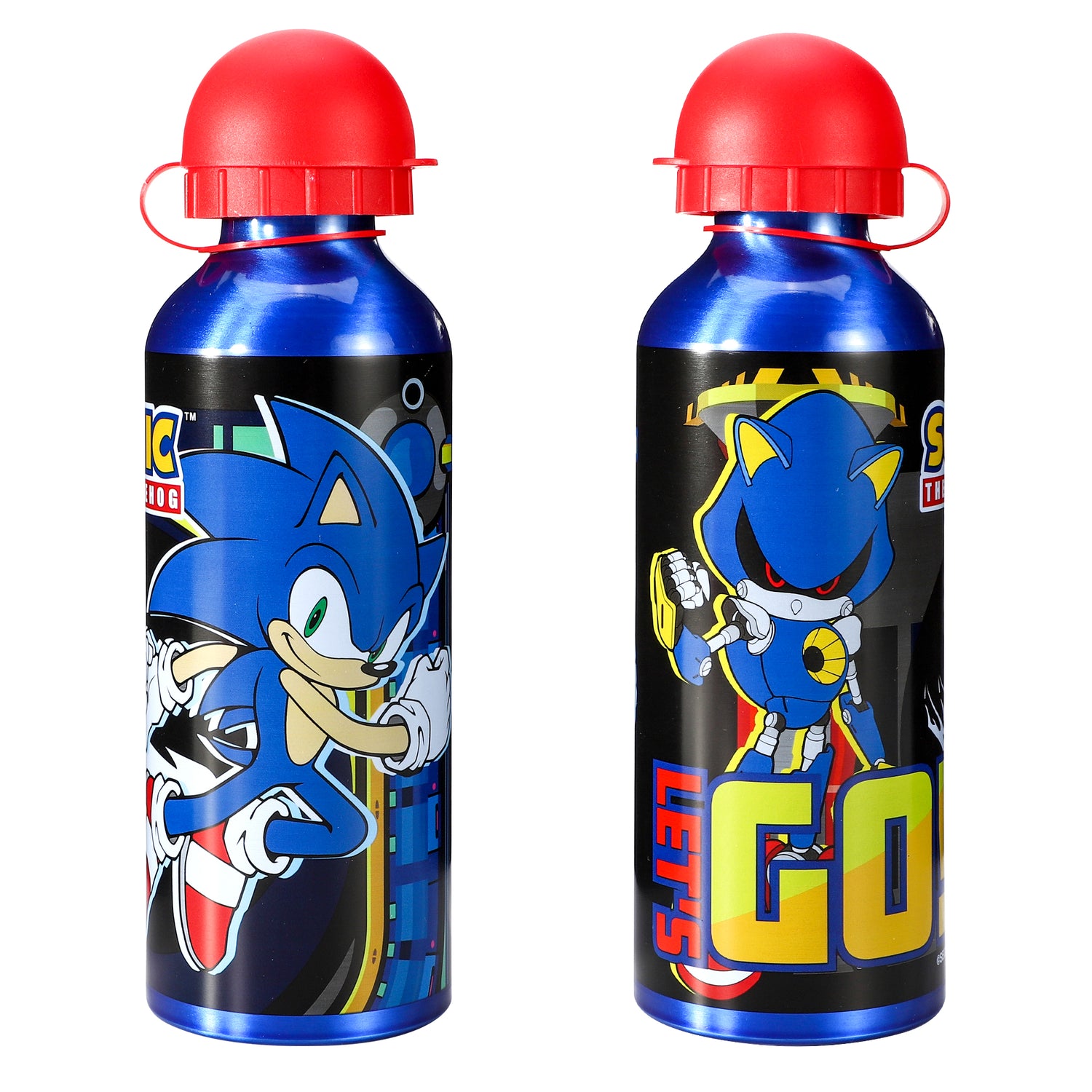 Sonic The Hedgehog Kids Aluminium Sports Cap Bottle - Hydrate with ...