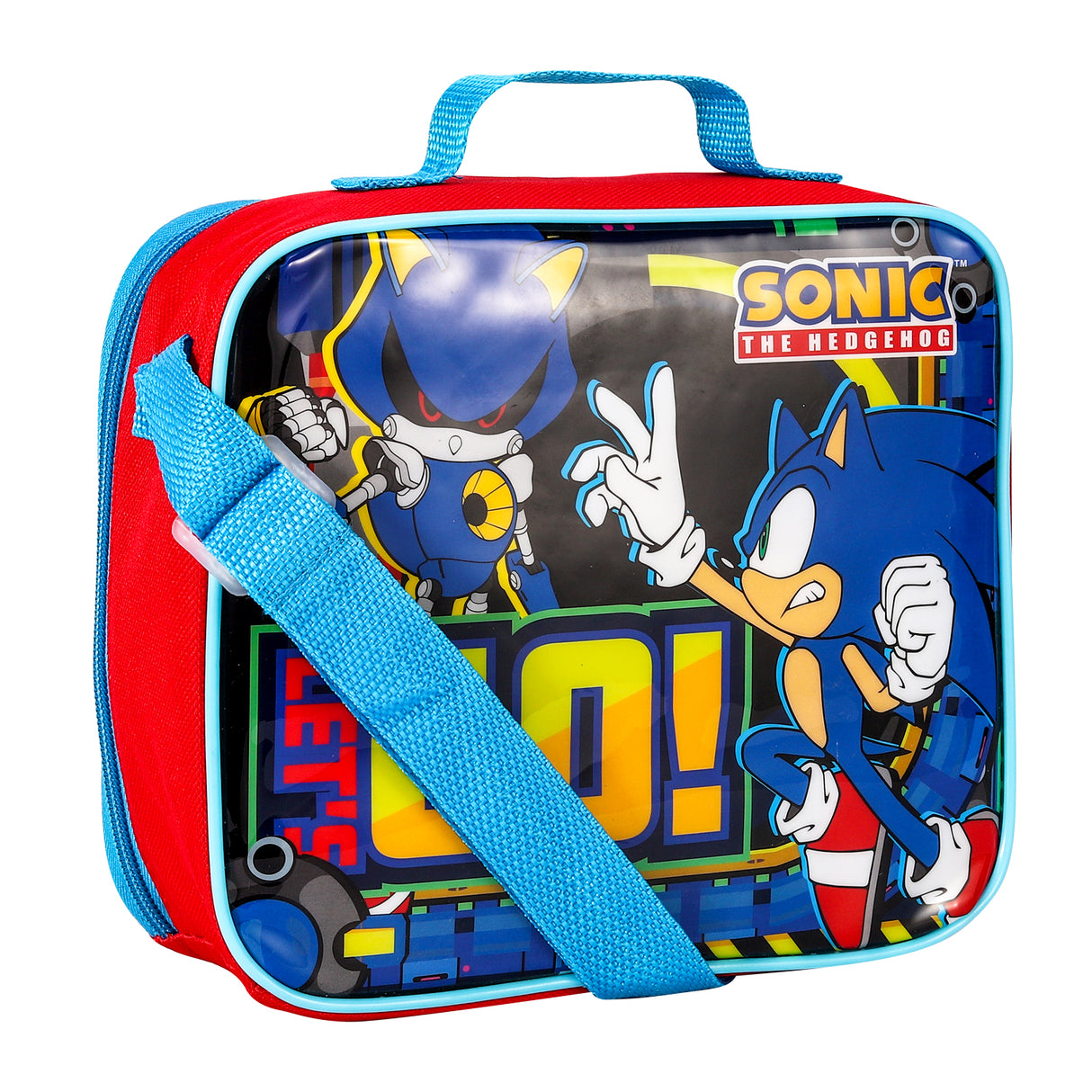 Sonic The Hedgehog 3 piece Insulated School Lunch Bag Set