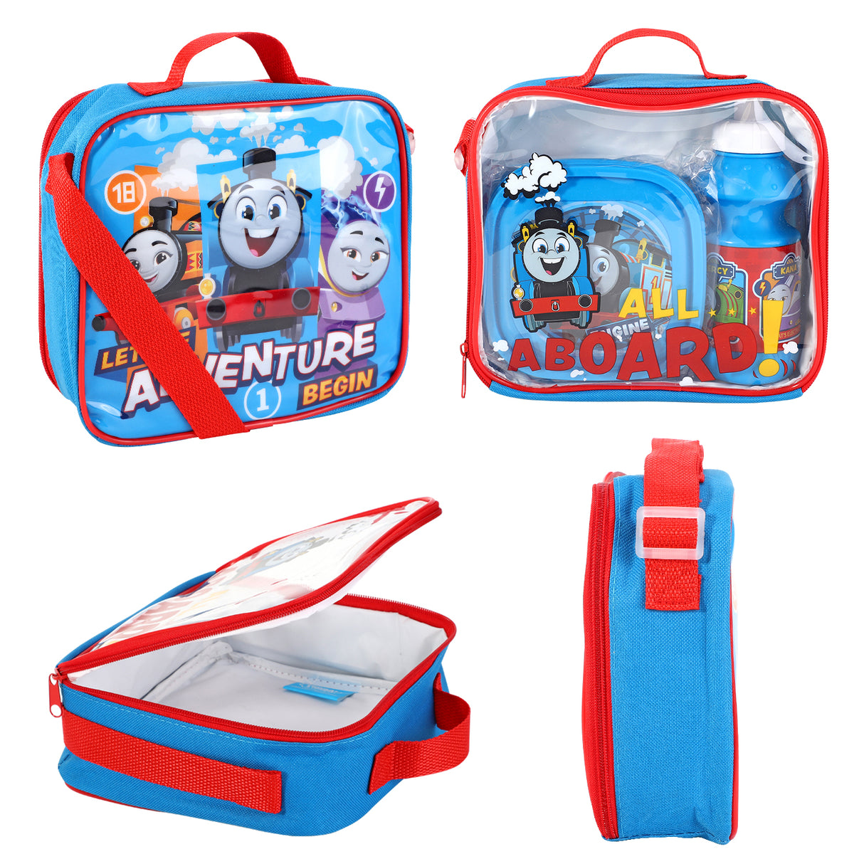 Thomas & Friends 'Adventure' 3 piece Insulated School Lunch Bag Set