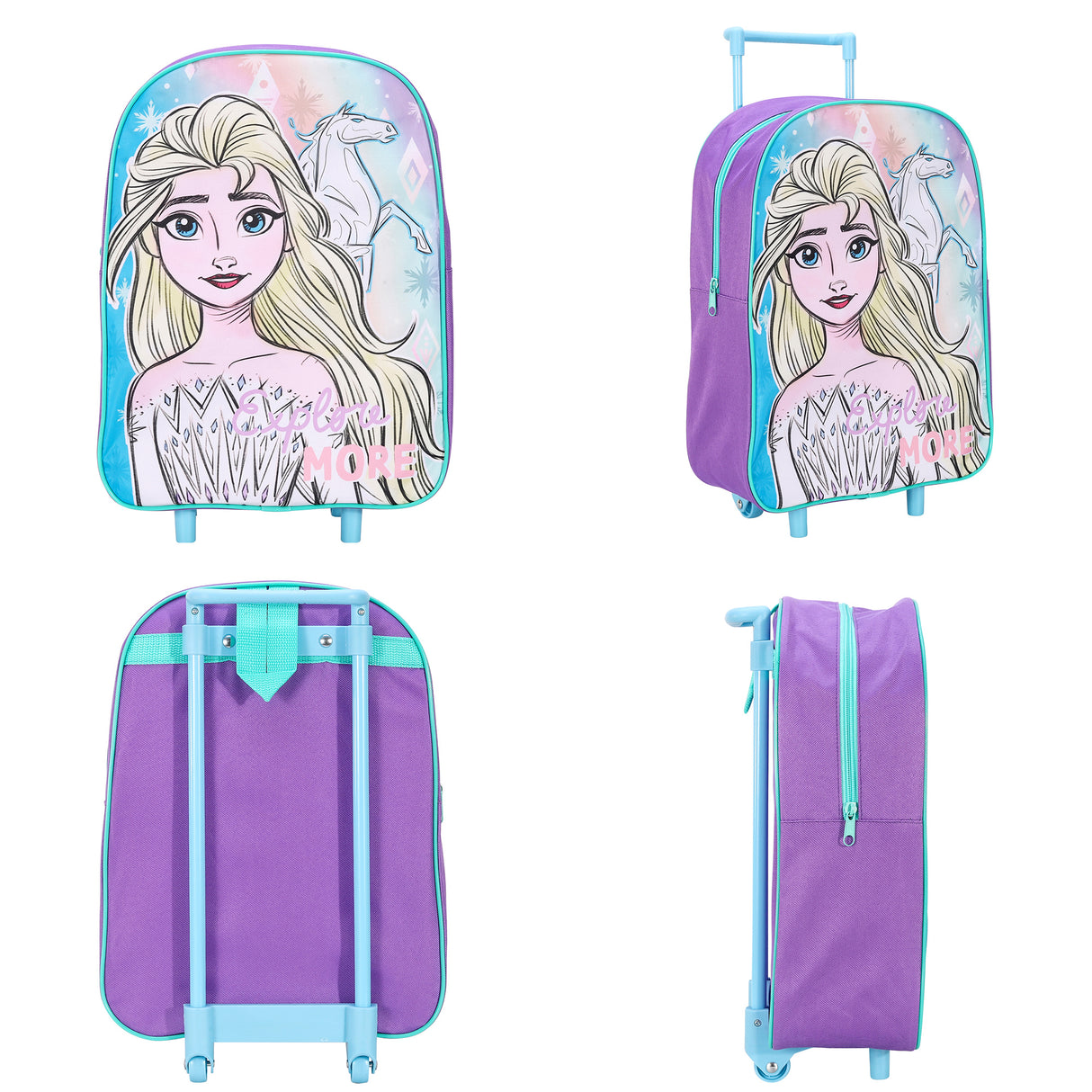 Disney Frozen Elsa Kids Travel Trolley Bag