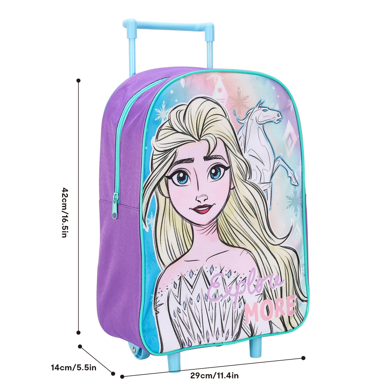 Disney Frozen Elsa Kids Travel Trolley Bag