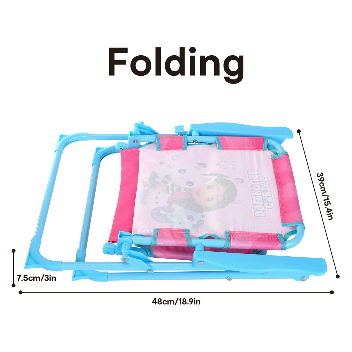 Gabby's Dollhouse Children's Folding Chair