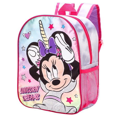 Disney Minnie Mouse 'Unicorn Dreams' Fabric Kids Preschool Backpack