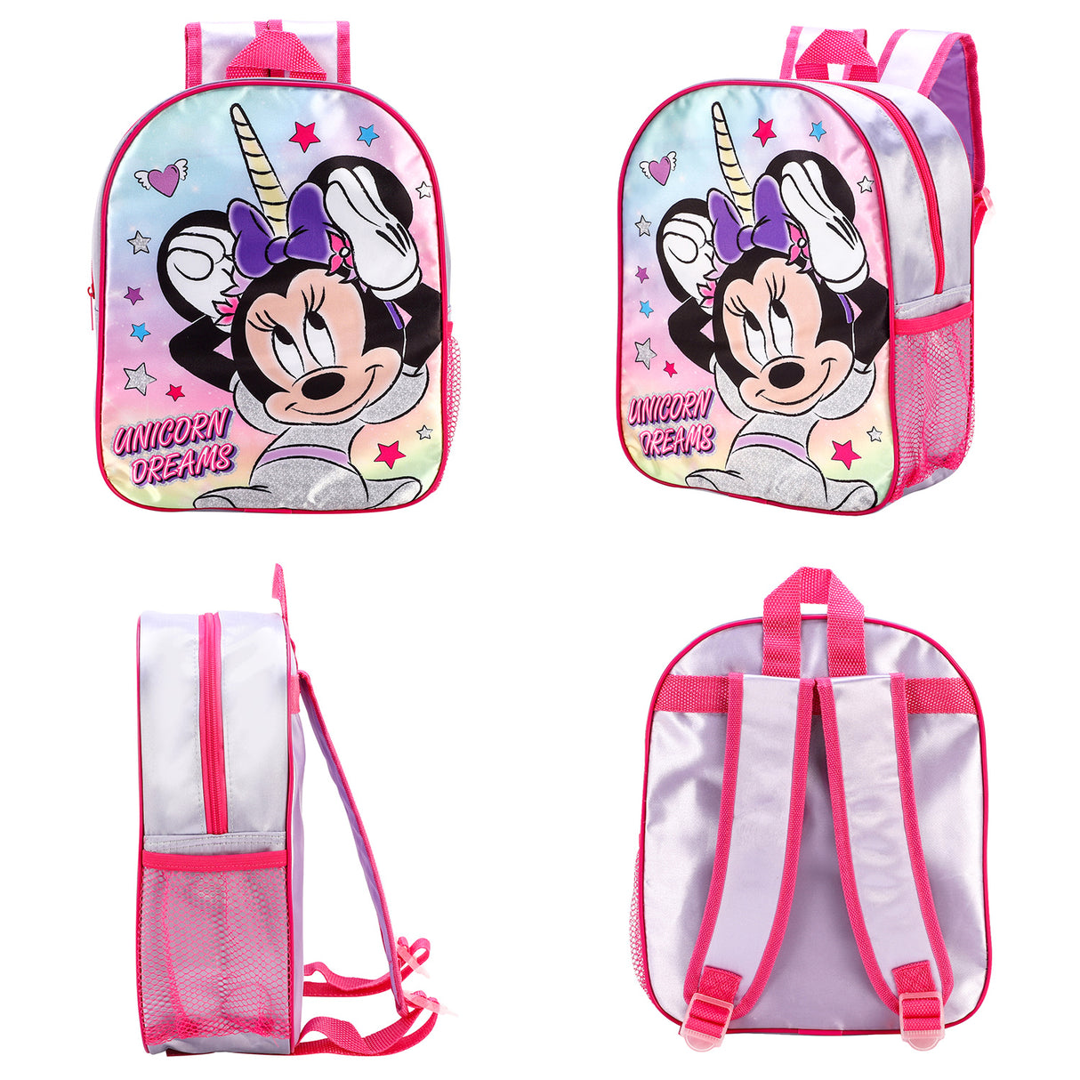 Disney Minnie Mouse 'Unicorn Dreams' Fabric Kids Preschool Backpack