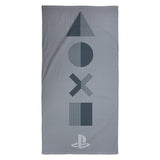 PlayStation 'Layer' Design Silver Soft Kids Towel