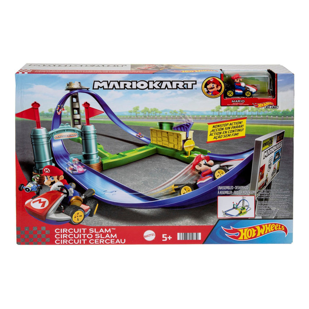 Hot Wheels - MarioKart Circuit Slam Track Playset