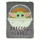 Star Wars: The Mandalorian 'Precious Cargo' Silk Touch Plush Throw