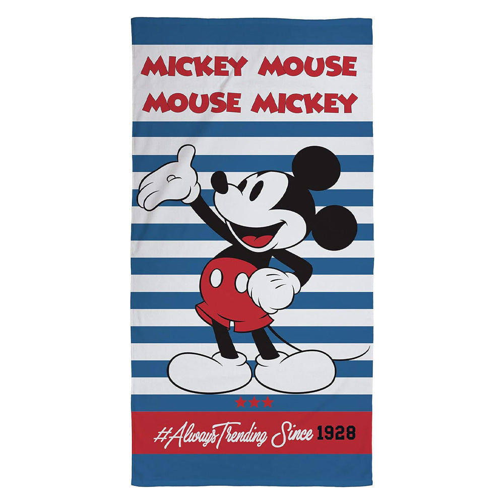 Disney Mickey Mouse Trendsetter Design Soft Kids Towel