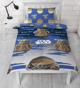 Star Wars - The Mandalorian 'Baby Yoda' Reversible Single Duvet & Pillowcase Set