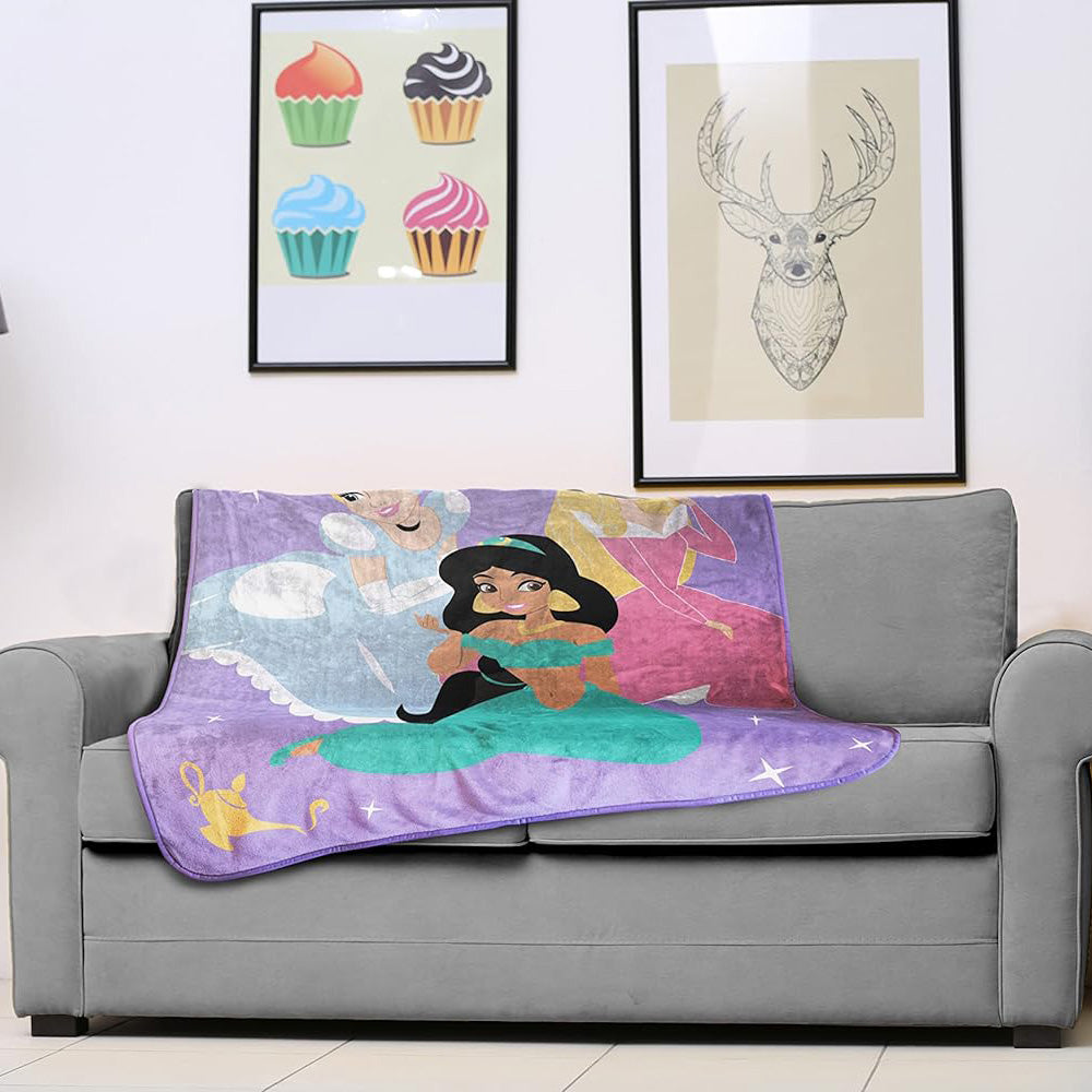 Disney Princess Silk Touch Plush Throw