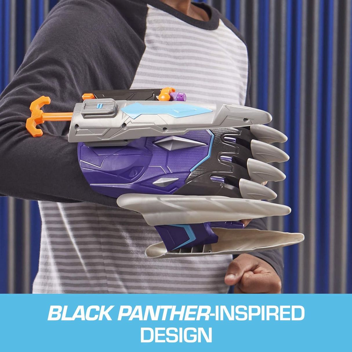 Marvel Avengers Black Panther Nerf Assembler Gear Toy Blaster