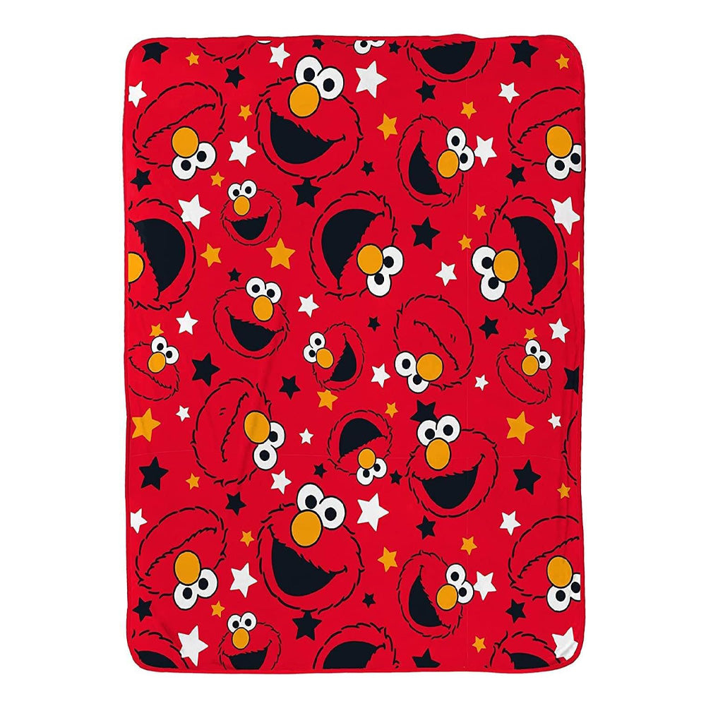 Sesame Street Elmo Soft Kids Fleece Blanket