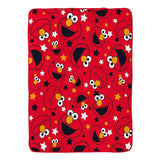 Sesame Street Elmo Soft Kids Fleece Blanket