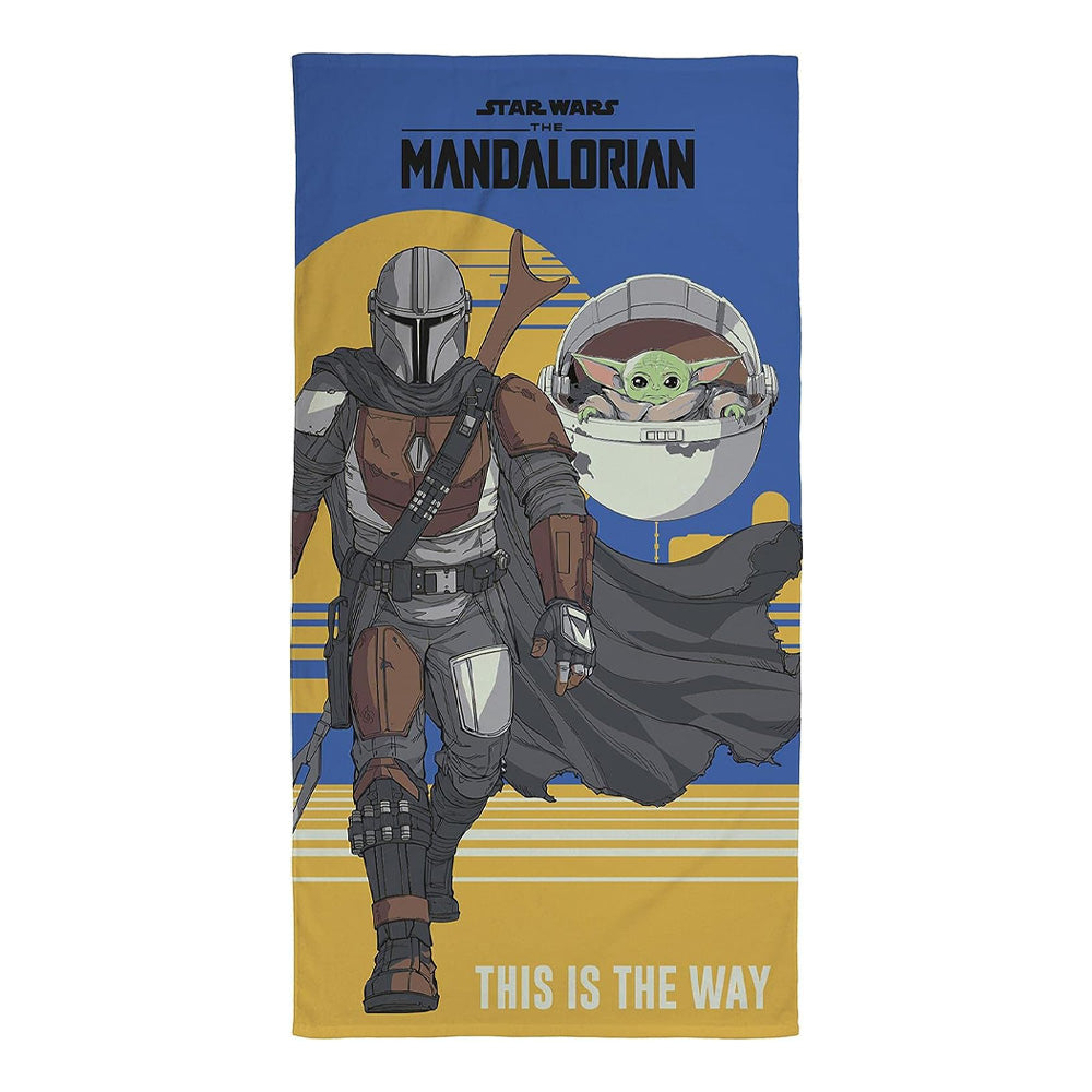 Star Wars Mandalorian Design Soft Kids Towel